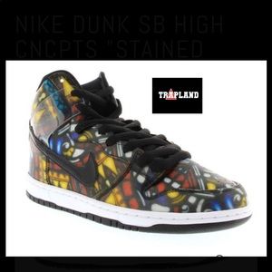 NIKE DUNK SB HIGH CNCPTS "STAINED GLASS"